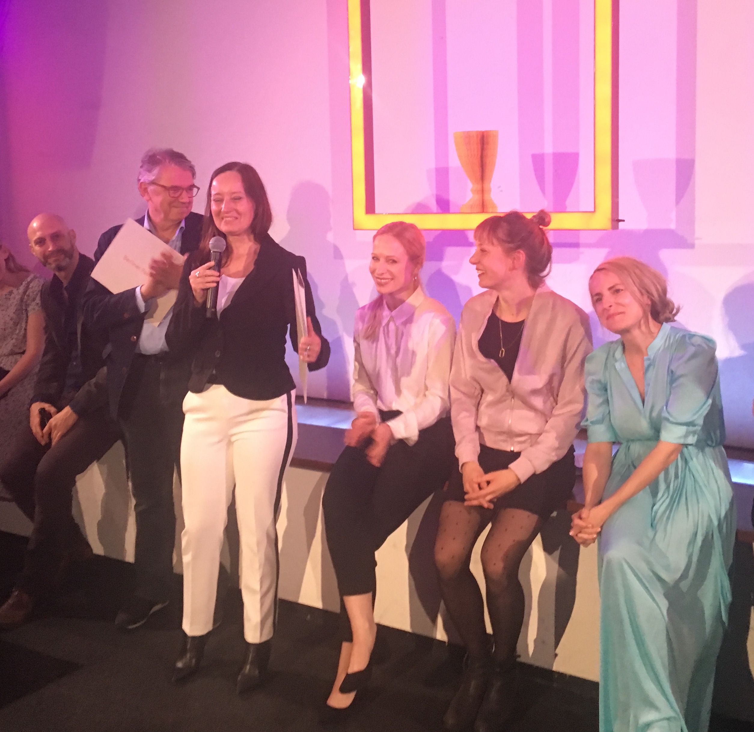 Utdelning av pris Theatertreffen