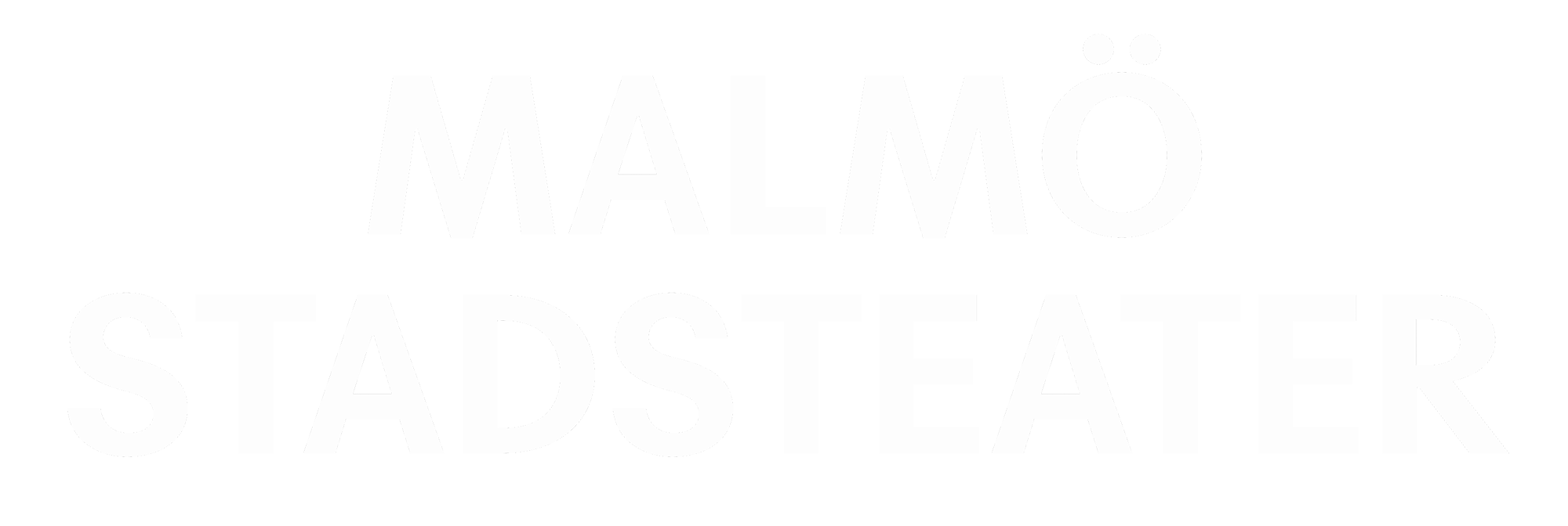 Malmö Stadsteaters logotyp skriven på två rader