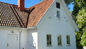 Malmö Stadsteater Vitt hus med tegeltak