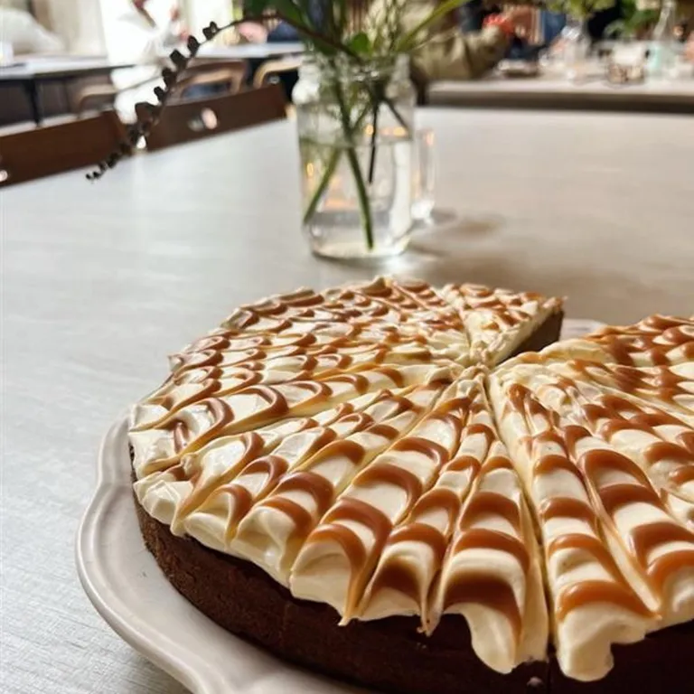 Banankaka med glasyr