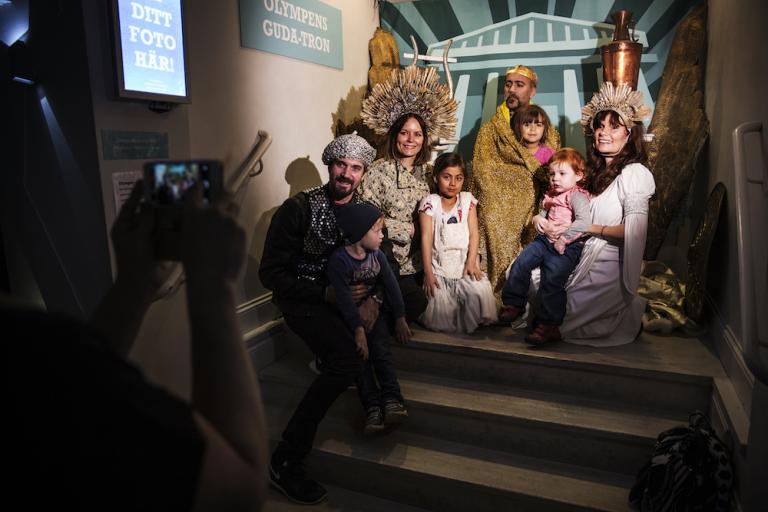 Familjedag 2015 Foto: Emmalisa Pauly Trångt i Olympens fotohörna