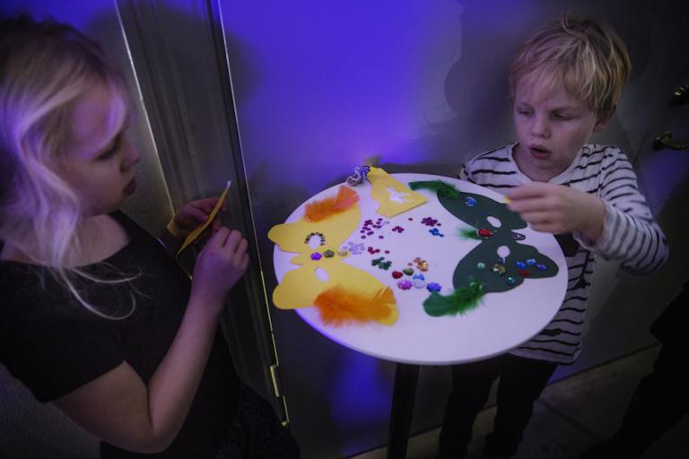 Familjedag 2015 Foto: Emmalisa Pauly Tillverkning av masker