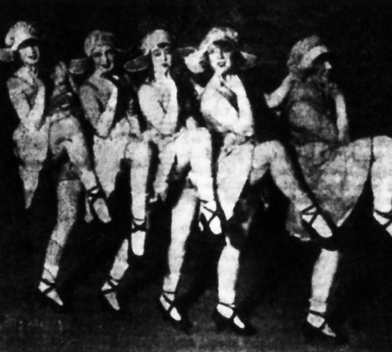 Baletten i Hipps nyårsrevy 1920