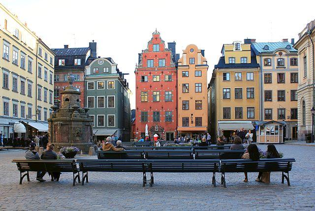 Stortorget i Gamla Stan i Stockholm