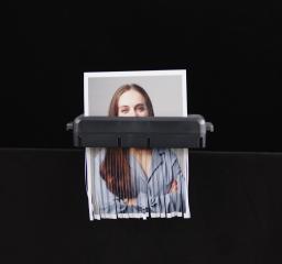 Fotografi i dokumentförstörare