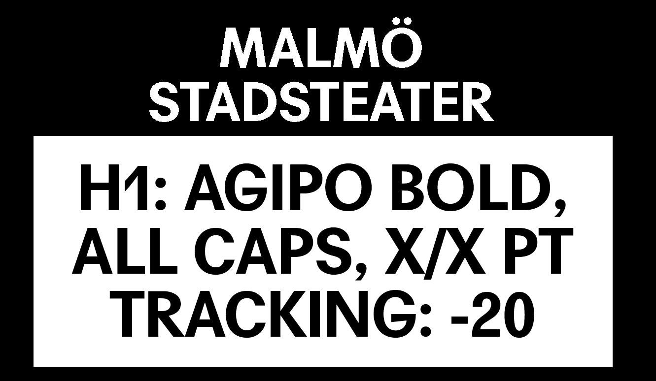 Logotyp & typsnitt | Malmö Stadsteater