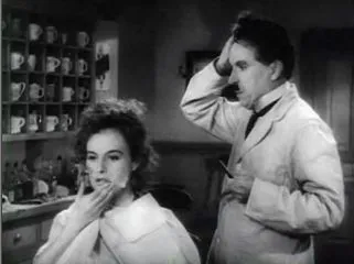 Paulette Goddard och Charlie Chaplin i Diktatorn