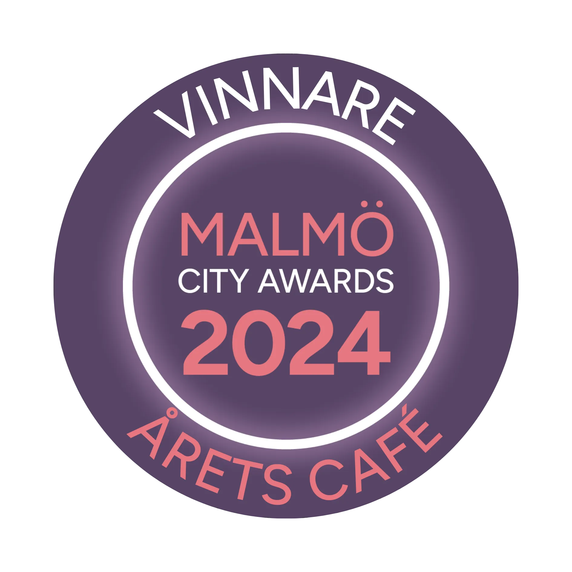 embrem Årets café Malmö City Awards 2024