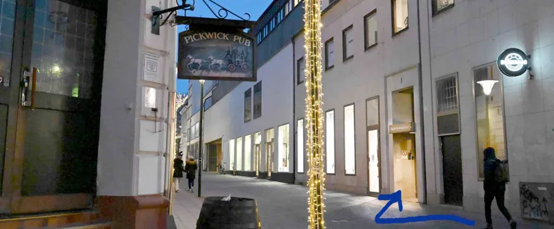 Bild på fasad Stadt Hamburggatan 1 