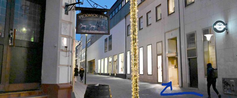 Bild på fasad Stadt Hamburggatan 1 